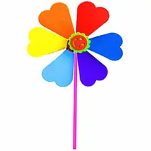 DIY Красочные ветряные мельницы детей ручной пасты улыбающееся лицо Губка ветер-Спиннер ручной работы Классический Весенний сад головоломка игрушка