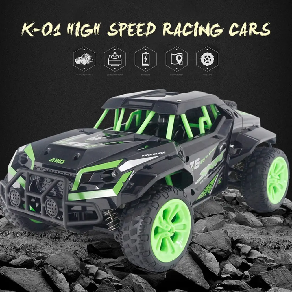 K-01 скоростные гоночные автомобили RC Big Foot Car 2,4G пульт дистанционного управления внедорожный гусеничный автомобиль модель RTR игрушка