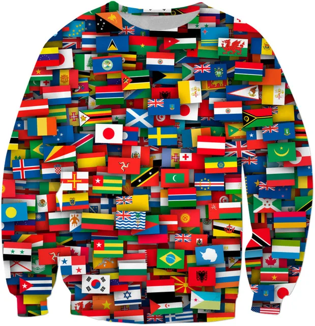 Flags of all countries of the world 3D Printed Men Hoodie Harajuku Fashion Sweatshirt Unisex Casual Pullover sudadera hombre sweatshirt