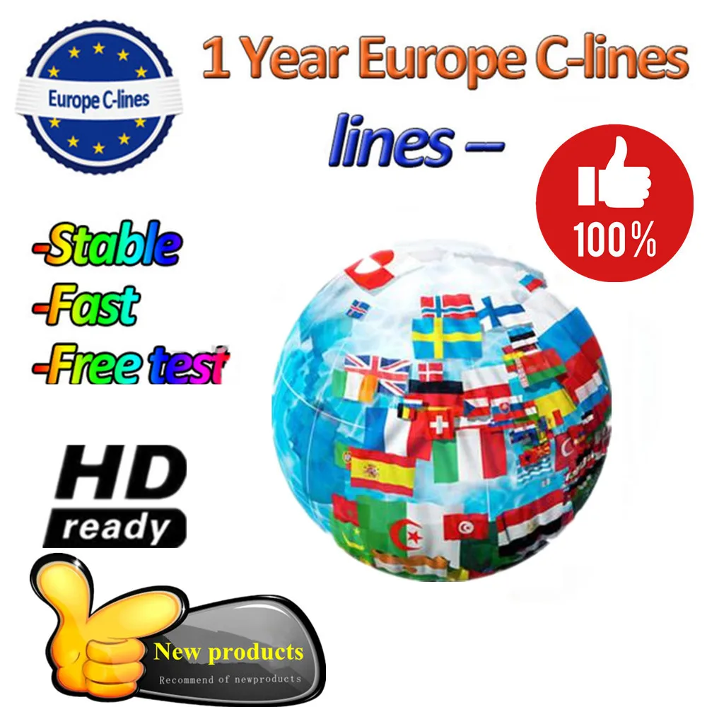 7-lines-Server-support-DVB-S2-IKS-Receptor-Satelite-Receiver-for- SPain Europe-Cccam-Clines-with