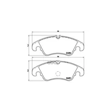 Колодки Тормозные Audi A4/A4 Allroad/A5/Q5 1.8-3.2 07- Передние С Датч. Brembo P85098 Brembo арт. P85098