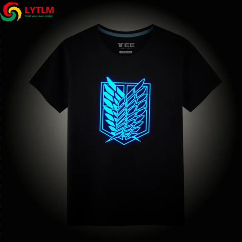 Attack on Titan LYTLM/Винтажная Футболка Забавные футболки в Корейском стиле рок Новая летняя детская одежда года топы для маленьких мальчиков и девочек - Цвет: Attack on Titan
