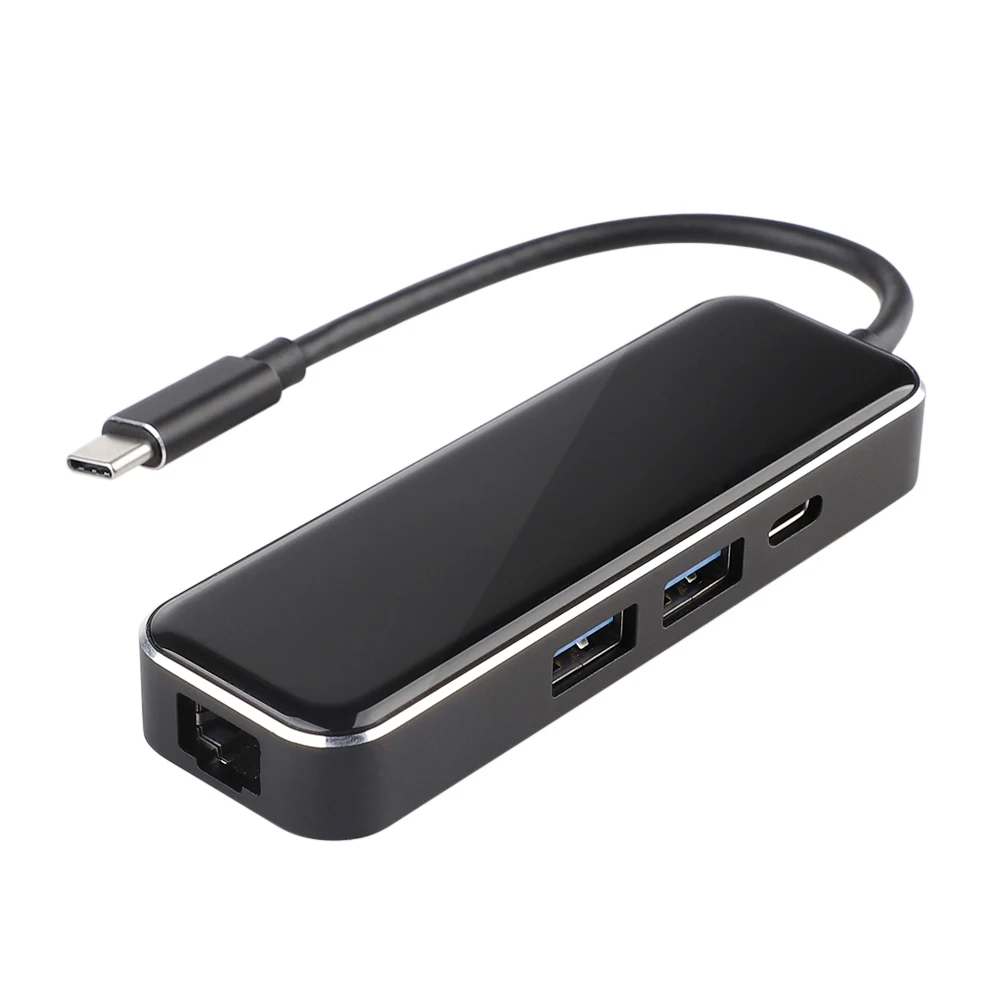 USB Type C HUB to PD RJ 45 Multi USB 3.0 Power Adapter Black Computer Peripherals USB Hub for MacBook Samsung