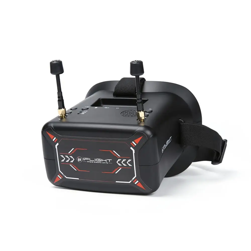 iFlight 4.3inch FPV Goggles 40CH 5.8GHz with DVR Function Built-in 3.7V/2000mAh battery for part | Игрушки и хобби