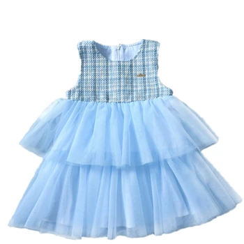

Girls Lace Dress Mesh Casual Princess Dresses For Girls 3-8 T Children Clothing Layered Cake Party Dress Tutu Outfits Vestido