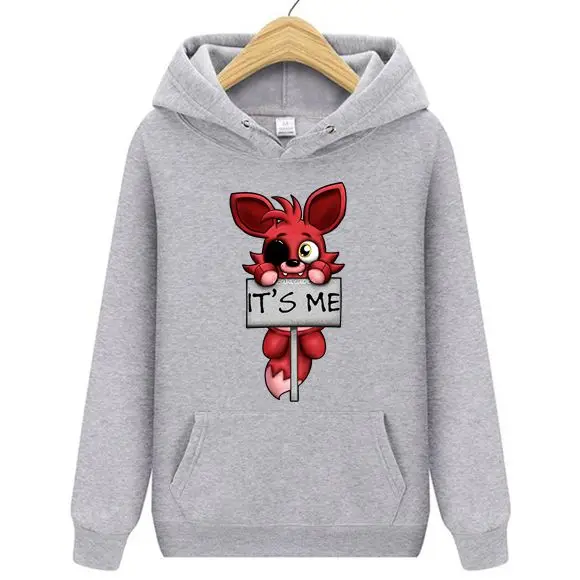 Мужская толстовка с капюшоном it's me Kawaii FNAF брендовая одежда для мальчиков и