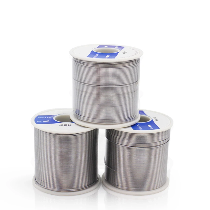 Active Free-clean Tin Lead Solder Wire with Rosin for Electrical Component Soldering and DIY, 0.6mm/ 0.8mm/ 1.0mm- 800g/ 450g