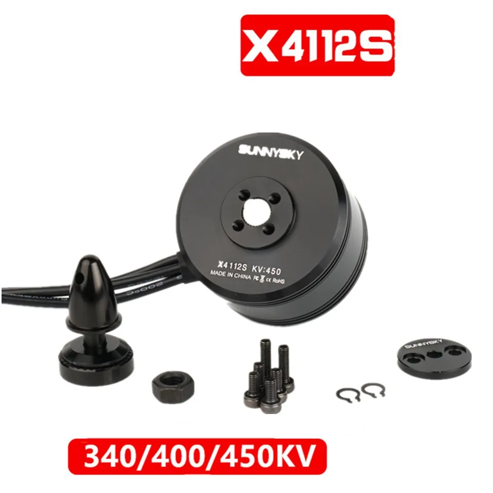 

SUNNYSKY X4112S 340KV 400KV 450KV Outrunner Brushless Motor 6S Lipo for RC Quadcopter Drone Accessories