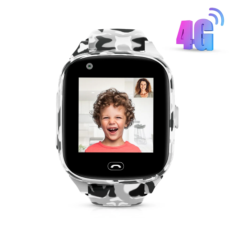 Torntisc, 1,4 дюймов, 240*240, 4G, Детские Смарт-часы с gps, детские видео-звонки, 650 мАч, Wi-Fi, функция SOS, Детские Смарт-часы для детей - Цвет: 4G Global Version