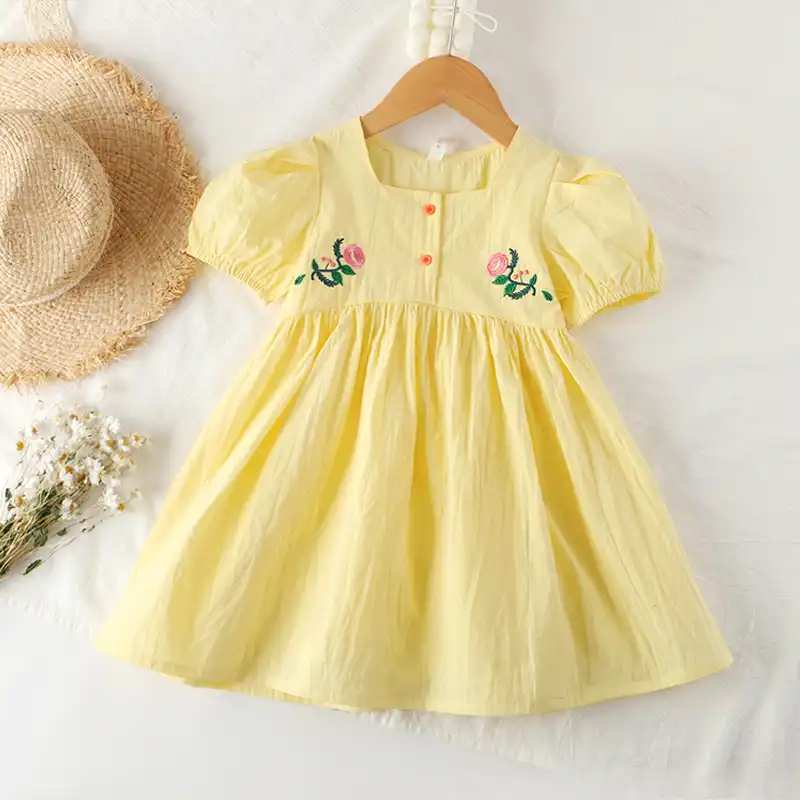 childrens yellow dress