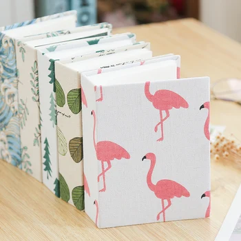 

Cotton and Linen Cover Photo Album 5 Inch / 6 Inch Insert Type Small Album Children's Growth Album Wedding Album