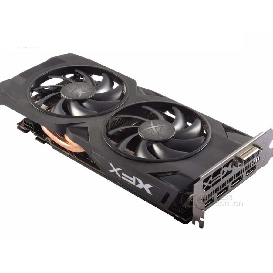 XFX RX 480 4 Гб видеокарты RX480 4 Гб 256Bit GDDR5 видеокарты для AMD RX 400 серии VGA карты RX480-4GB HDMI 7000MH б/у