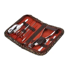 12/10 шт в 1 комплект Многофункциональный Портативный Нержавеющая сталь ногтей маникюрный набор мини щипчики для ногтей машинка для стрижки волос инструмент для пинцета