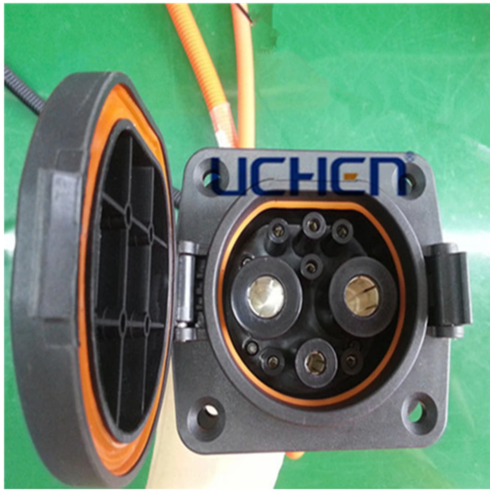 Китай стандарт EV зарядное устройство штекер 200Amp зарядное гнездо постоянного тока Электрический автомобильный разъем зарядного устройства