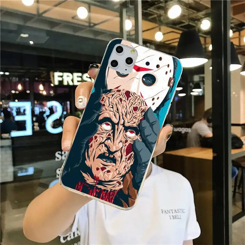 Милый блестящий чехол для телефона с принтом &quotHoror&quot Фредди Крюгер iPhone 11 pro XS MAX 8 7