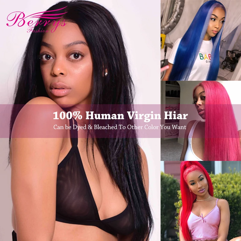Human Hair Bundles Berrys Fashion 8-30inch Straight Hair Bundles Brazilian 4 Bundles Deal Hair Weave 100% Human Natural Color