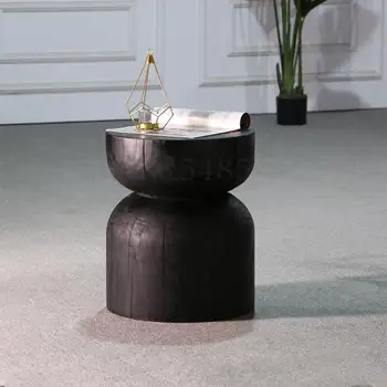 

Solid Wood Coffee Table Side Table Low Stool Sitting Pier Corner Round Stool Dining Stool Sofa Stool Fashion Creative