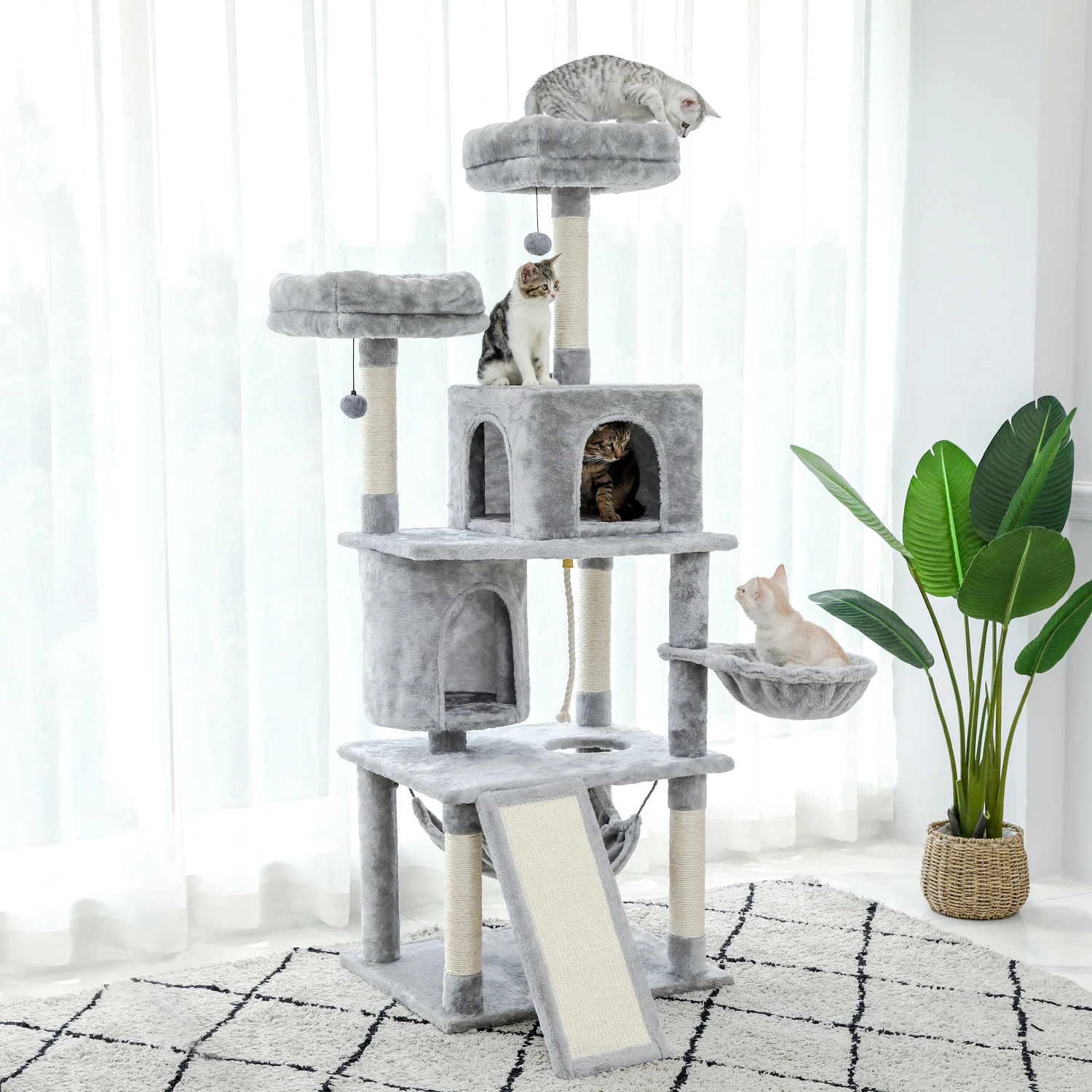 Title 22, Fast Delivery Cat Tree House Plush Condo Scratc...