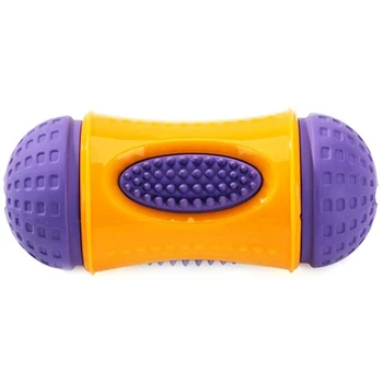 

Dispensing Dog Toys Indestructible Dog Toys for Aggressive Chewers Rubber Dog Teething Toy