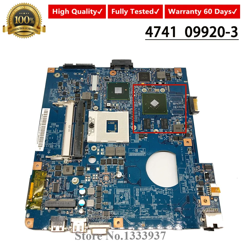 

09920-3 JE40-CP 48.4GY02.031 554GY01281Mainboard For ACER 4741 4741g Laptop Motherboard