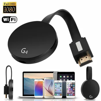 

Wireless 2.Gen G4 WIFI HDMI Dongle Receiver 1080P TV Android/IOS Video Streamer
