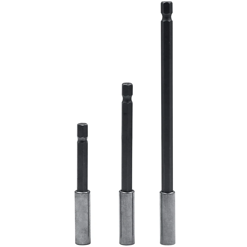 1pcs 1/4&quot Hex Shank Quick Release Electric Drill Magnetic Screwdriver Bit Holder 60mm 75mm 100mm 150mm Power Tool Accessories |