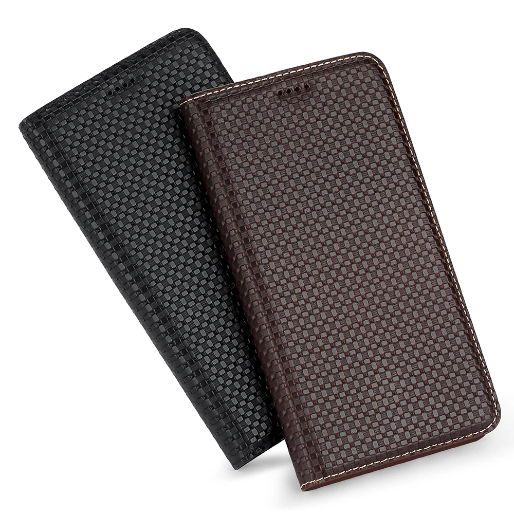 Magnet Natural Genuine Leather Skin Flip Wallet Book Phone Case Cover On For Oppo A5 A9 2020 Reno 3 pro 5G A 5 9 Reno3 64/128 GB | Мобильные