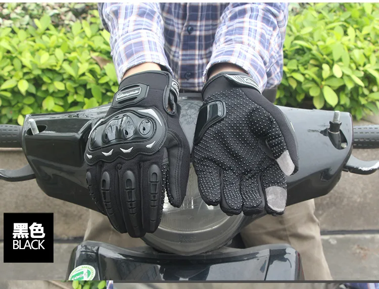 PRO-BIKER мужские мотоциклетные перчатки для мотокросса внедорожные эндуро полный палец перчатки для верховой езды Размер: M L XL 3 цвета