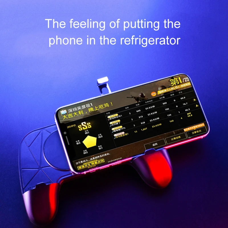  FFYY-for PUBG Mobile Phone Cooling Gamepad Cooler Cooling Fan Heatsink Cooling Game Controller Hand