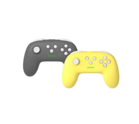 Лидер продаж, мини-джойстик для Nintendo Switch Pro, геймпад, беспроводной Bluetooth джойстик, пульт дистанционного управления для switch lite, консоль, геймпад, джойстик - Цвет: Grey and yellow