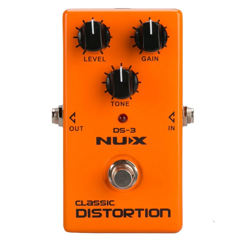 

NUX DS-3 Distortion Pedal Analog Guitar Tube distortion effects pedal Crunch distortion Brown Sound