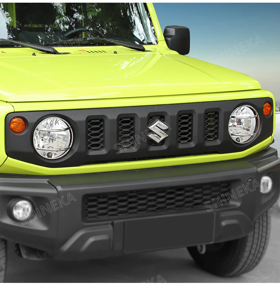 Колпаки для лампы SHINEKA для Suzuki Jimny+ украшение передней фары автомобиля защитная крышка аксессуары для Suzuki Jimny