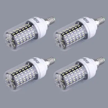 

4PCS 15W Light Bulb LED E14 Bulb 220V-240V Replaceable Light Bulb with Cover Smart No Flicker Living Room Bedroom Toilet