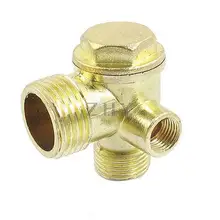 Золотистый металлический 1/" PT Воздушный вход 3/8" PT воздушный выход газовый клапан