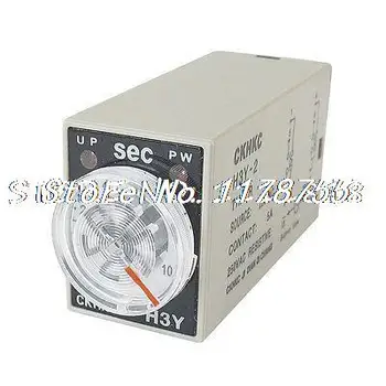 

AC 220V 8P Terminals DPDT 10 Seconds 10S Delay Timer Time Relay H3Y-2