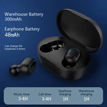 

A7S Wireless TWS In-Ear Mini Bluetooth 5.0 Earphone without Digital Display Touch Control Earbuds Waterproof 9D Stereo Earphones