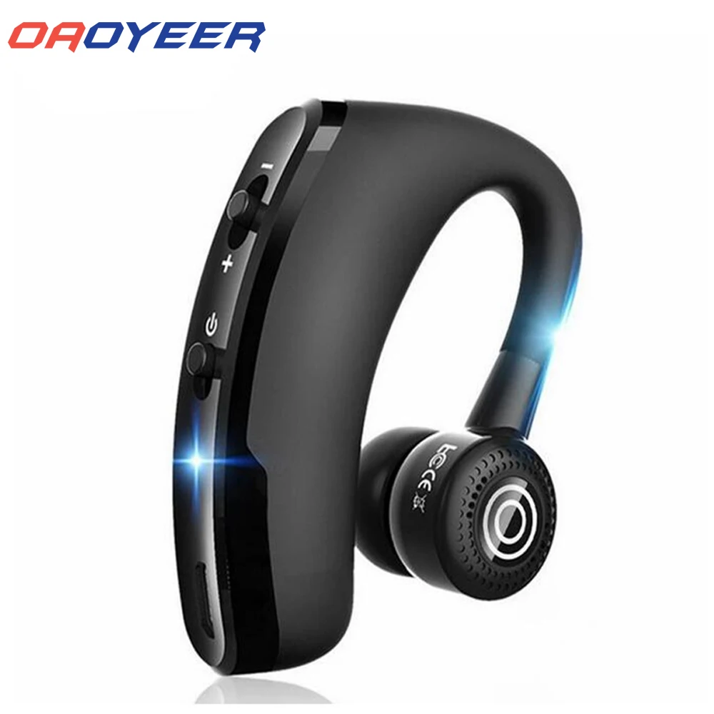Oaoyeer V9 Bluetooth-compatible Headset Hands-Free Ear-Hook Wireless Call Sports With Microphone A1 | Электроника