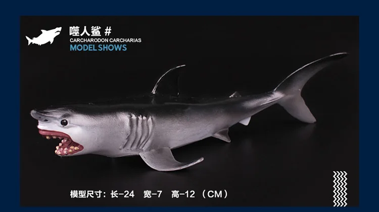 Игрушечная модель настоящий океан морского дна акулы детская модель Megalodon биологическая Унисекс Акула эффективная акула дети