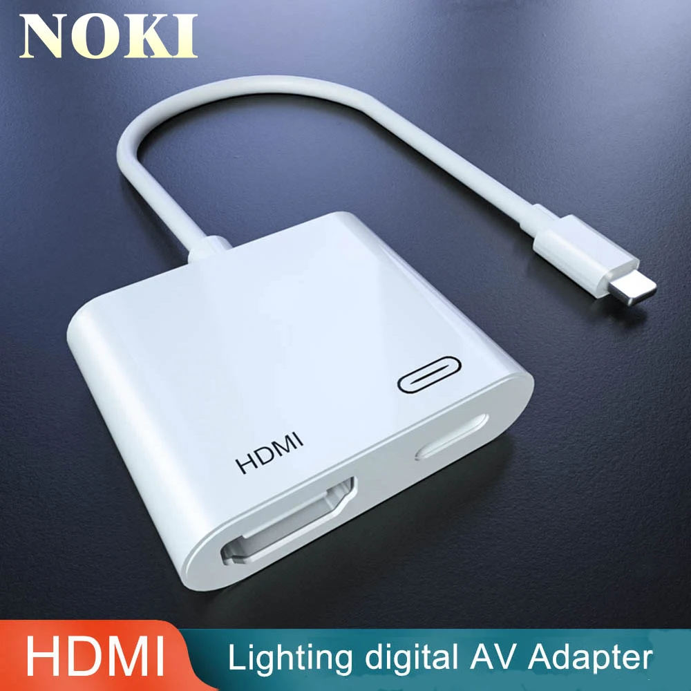 

MSCE HDMI Adapter For Lightning to Digital AV Converter 1080P Cable With Charging Cable Adapter For iPhone X/6/6S/7/7P/iPod