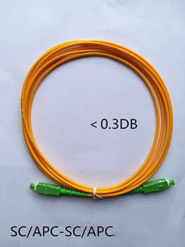 

100PCS SC/APC-SC/APC 2.0mm 1m G652D fiber optic patch cord