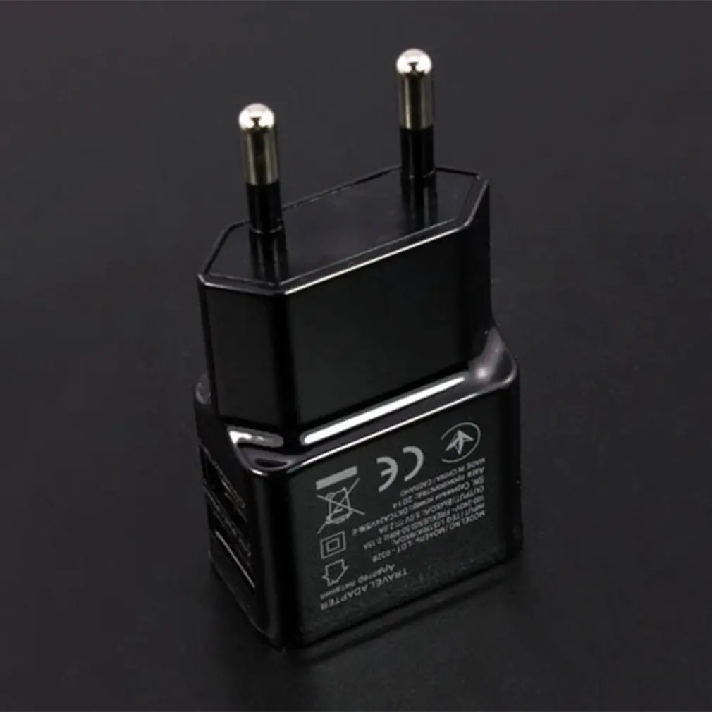 1A Портативный Dual USB Мощность адаптер мобильный телефон Зарядное устройство