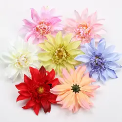 5 шт. красочные искусственные модные хризантемы шелковые цветы для дома сад свадебные украшения для вечеринки цветы