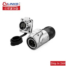 

Cnlinko LP16 M16 waterproof connector 2.3.4.5.7.8pin stage aviation industry electronic equipment signal connector free shipping