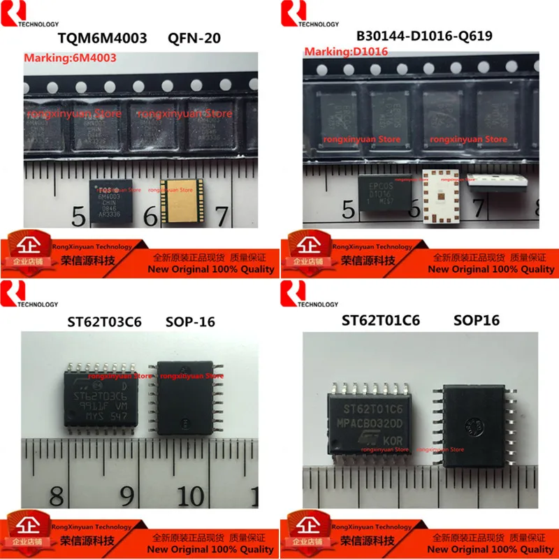 

5 шт. TQM6M4003 6M4003 ST62T03C6 ST62T03C ST62T01C6 ST62T01C B30144-D1016-Q619 D1016 B30144-D1016 оригинал новый 100% качество
