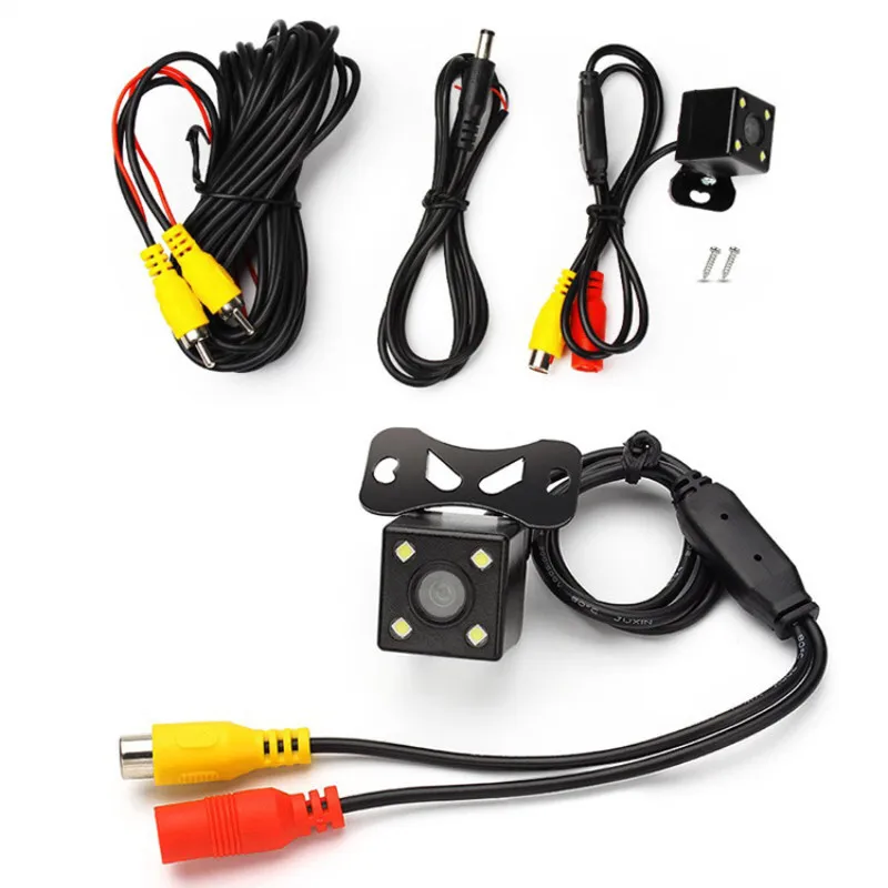 

Car Reversing Camera Rear View Backup Image Parking Assist LED Light Plug Waterproof Night Vision No Video Line