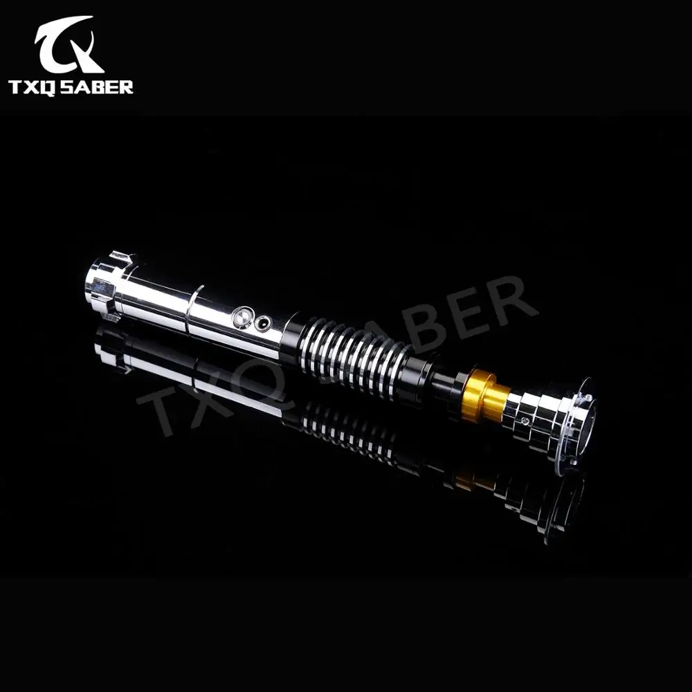 Mango RGB LUKE Saber, 12 cambio de colores, mango de Metal, 6 fuentes de sonido, ajuste de volumen-solo mango - 2