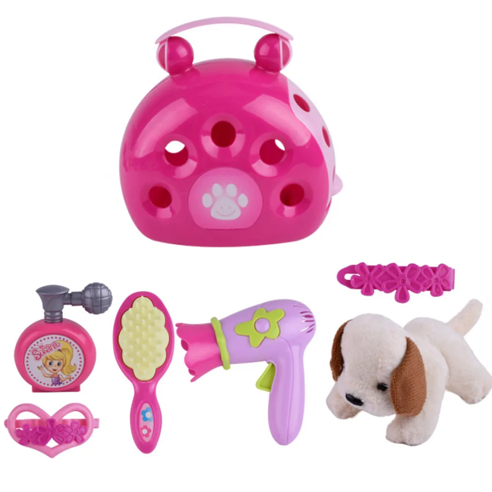

Learning Feeding Pet Carrier Role Play Puppy Fun Toy Gift Simulation Feeding Pet Toys Kids Play Children's Puzzle Play House