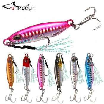 CRAZY DEAL ❤️ Jig Fishing Lures 2019 Bass Fishing Bait Weights 16-34g Fish Metal Jigs Saltwater Lures Long Shot Isca Artificial Jigging Lure - discount item 25% OFF Sports & Entertainment
