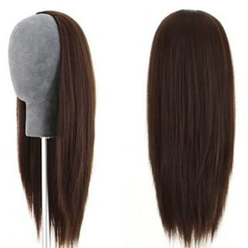 straight half wig