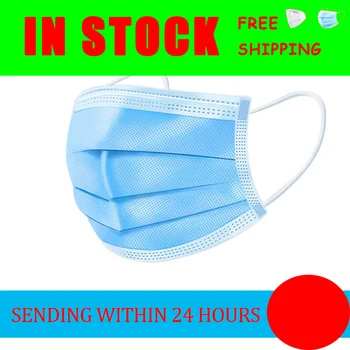 

3 Layer Non Woven Face Masks Dust Anti Haze Disposable Mask Protective Mouth Mask Blocking Saliva Breathable Mouth Muffle Care